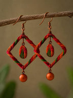 Handcrafted Earring – Nature Frame