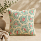 Handstitch Cushion - Nature Waves