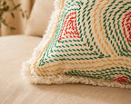 Handstitch Cushion - Nature Waves