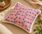 Handstitch Cushion - Pastel Harmony