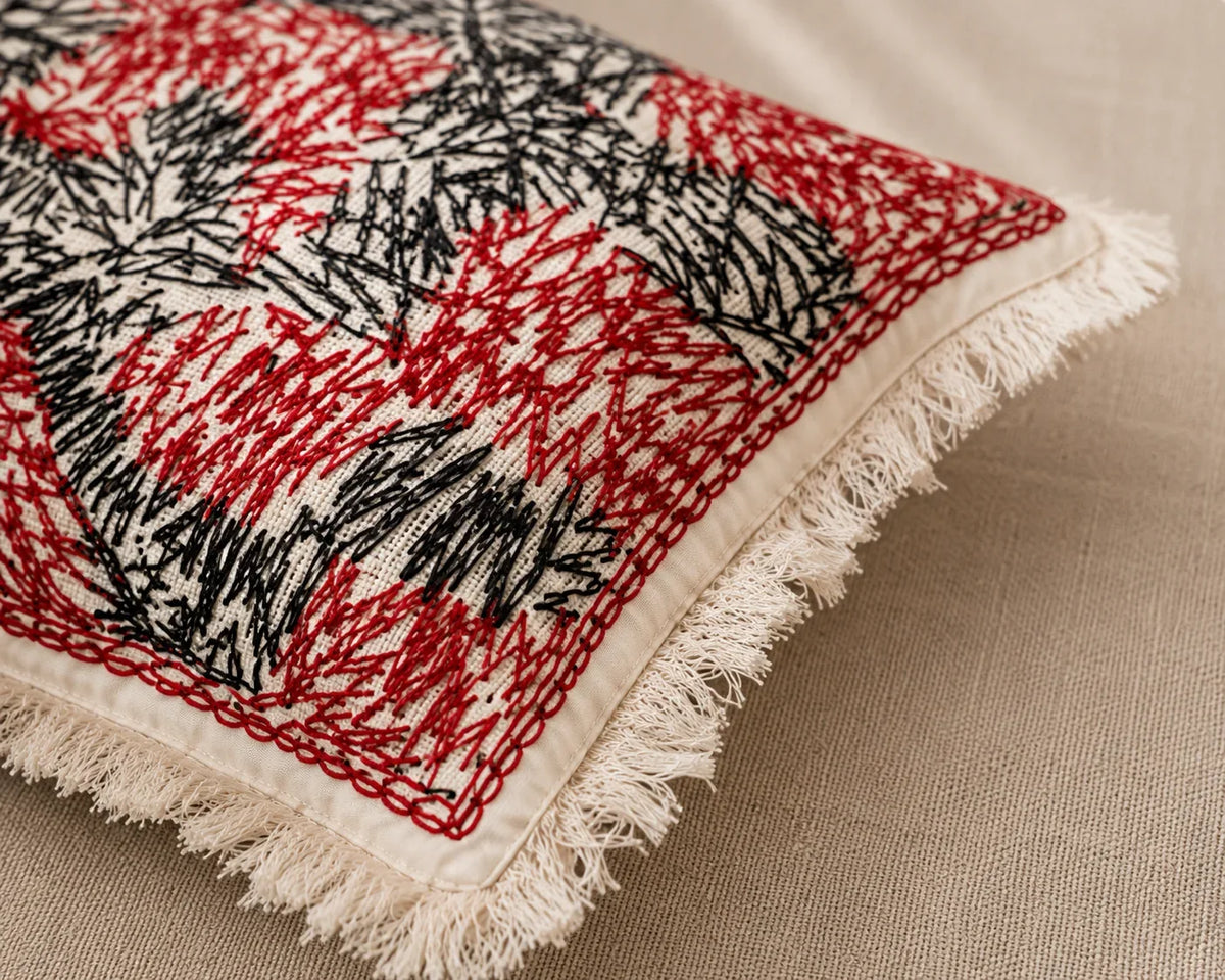 Handstitch Cushion - Bold Expressions