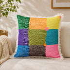 Handstitch Cushion - Color Blocks