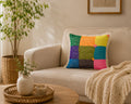 Handstitch Cushion - Color Blocks