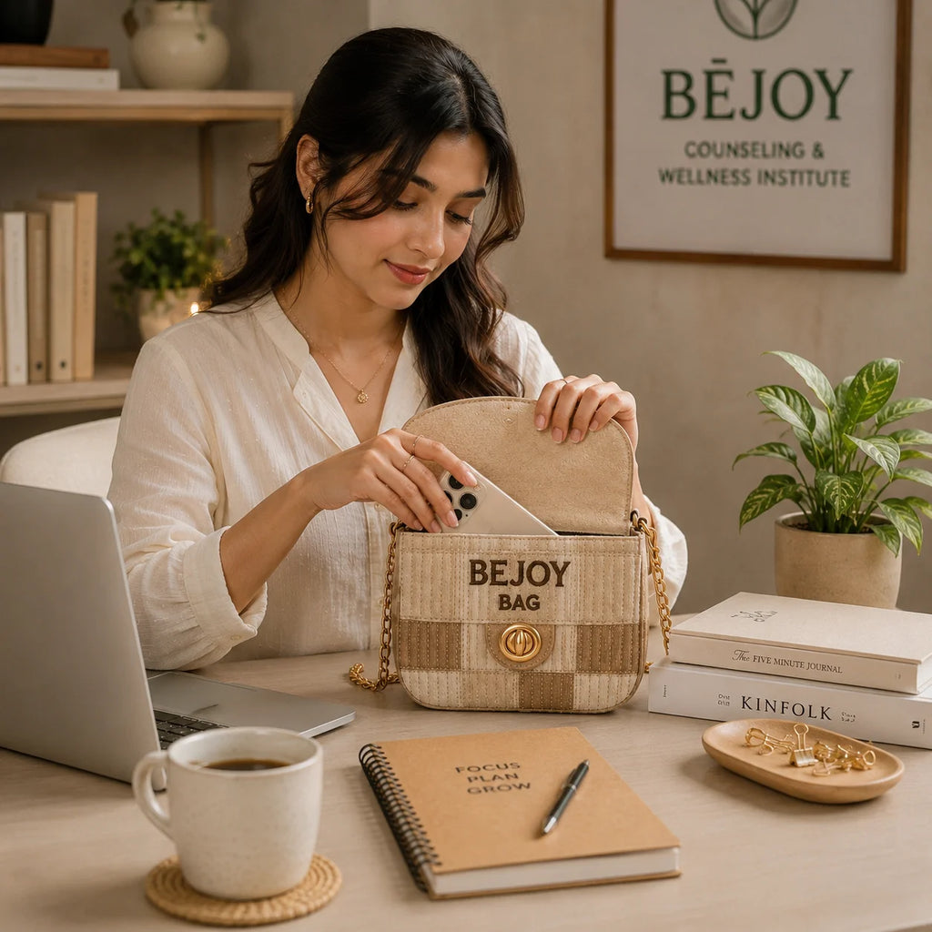 Serene Journey Wellness Patchwork Bag