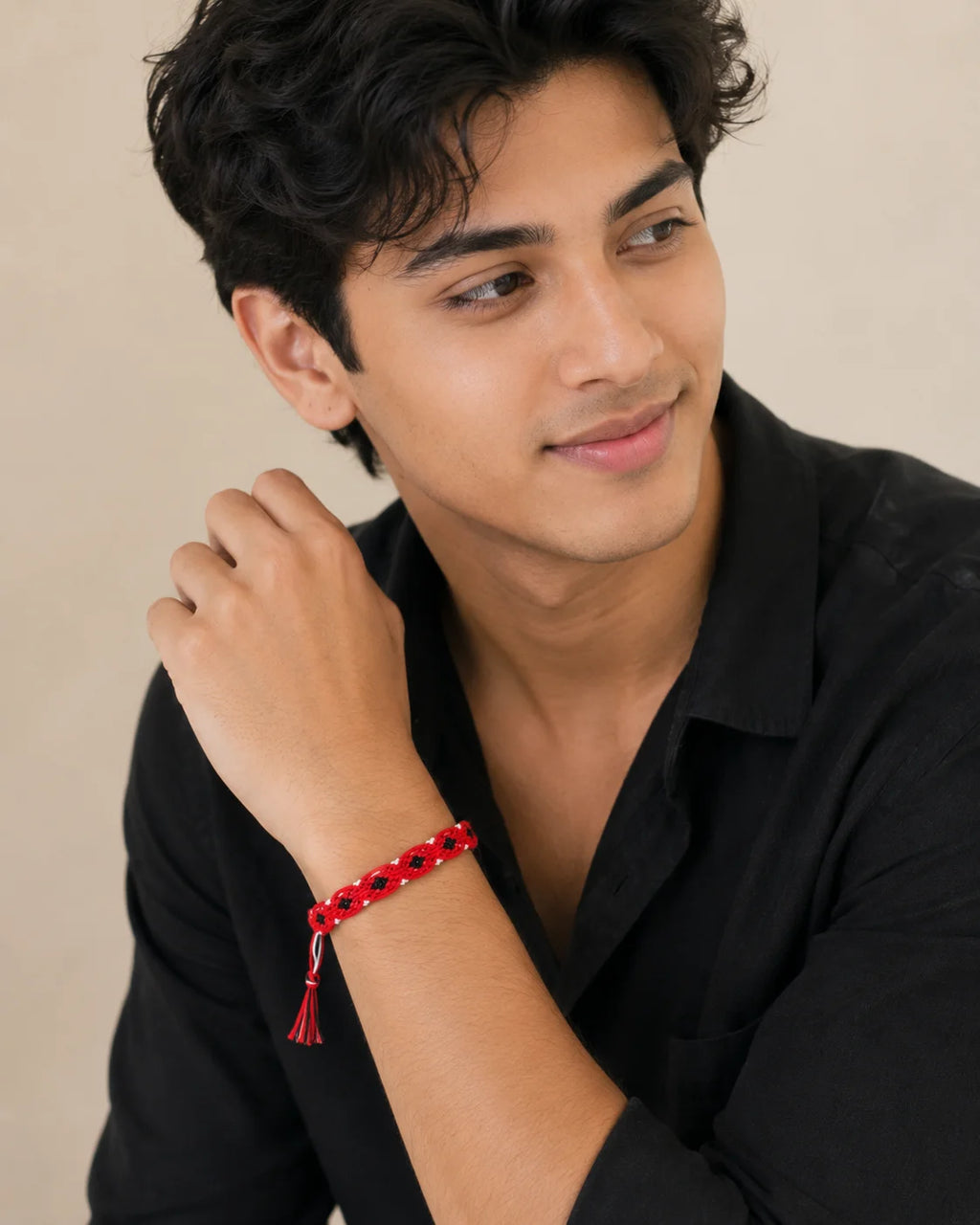 Handmade Friendship Bracelet – Red Passion