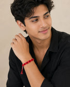 Handmade Friendship Bracelet – Red Passion