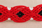 Handmade Friendship Bracelet – Red Passion