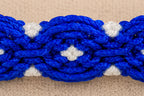 Handmade Yarn Bracelet – Blue Serenity