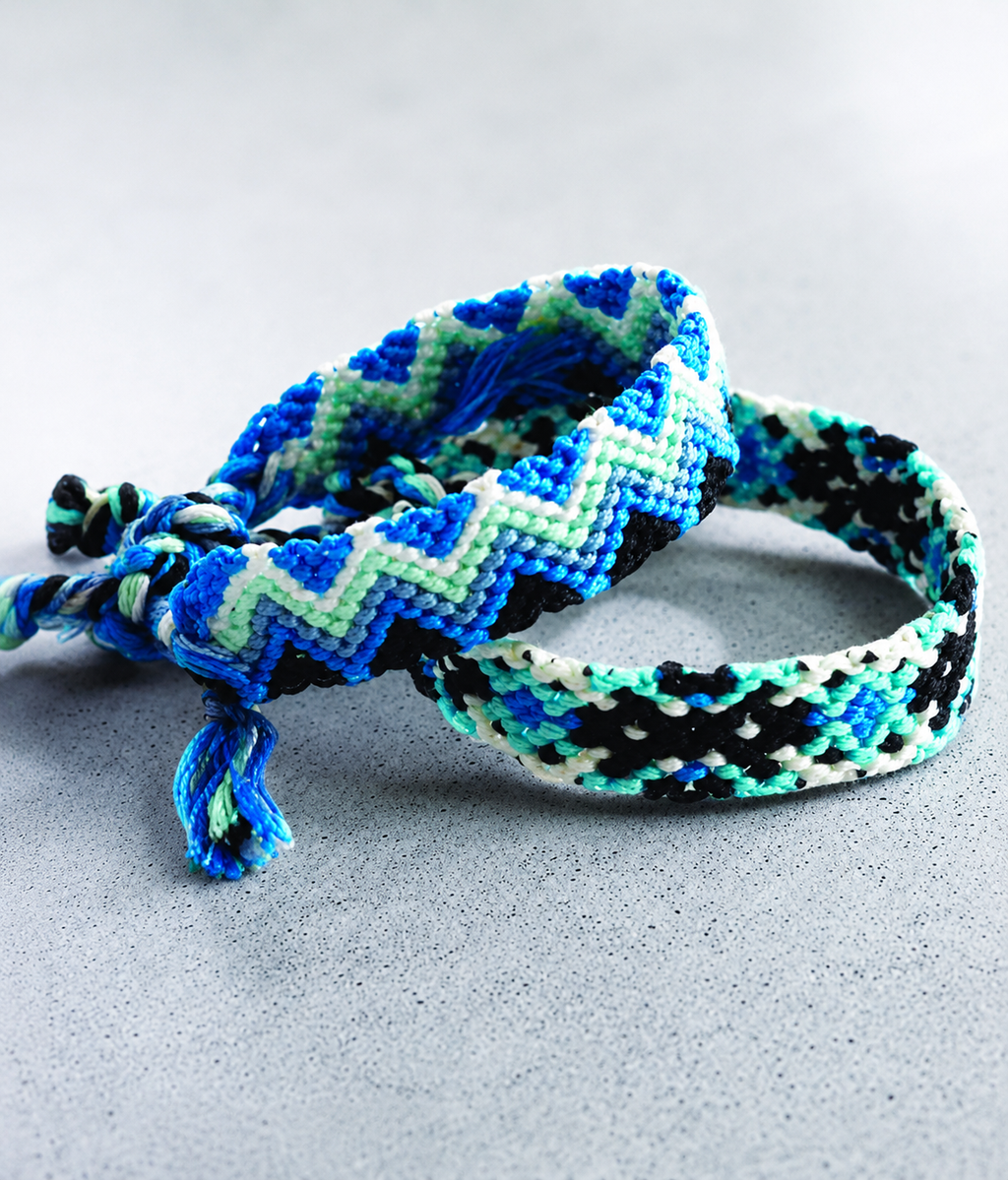 Handmade Friendship Bracelet – Ocean Waves