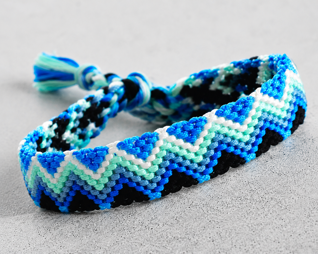 Handmade Friendship Bracelet – Ocean Waves