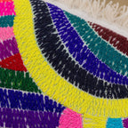 Handstitch Cushion - Rainbow Journey