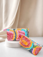 Hand Stitch Pouch – Waves of Happiness