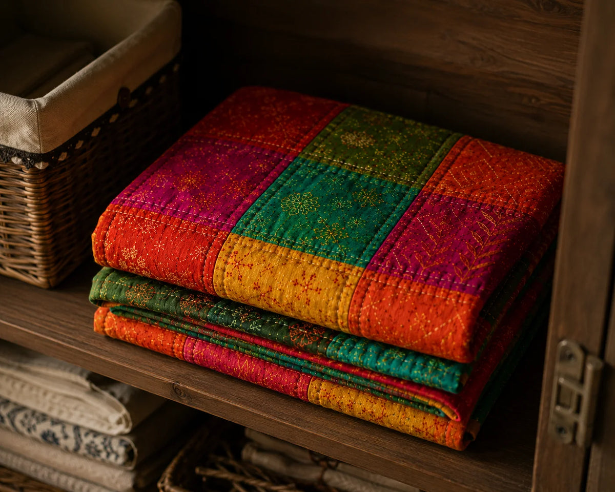 Hand Stitch Kantha – Colorful Heritage