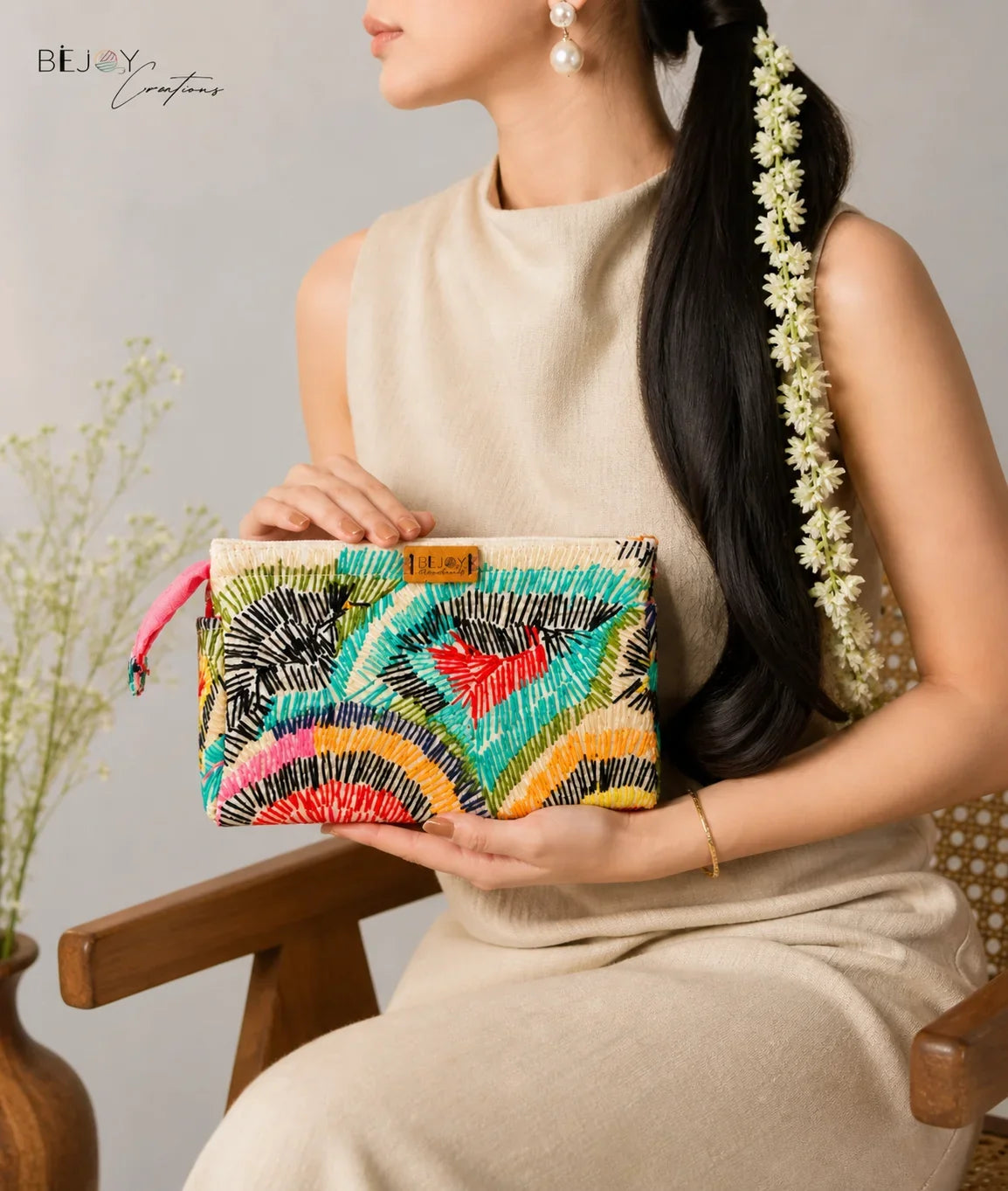 Hand Stitch Pouch – Rise & Shine