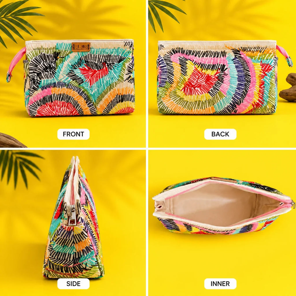 Hand Stitch Pouch – Rise & Shine