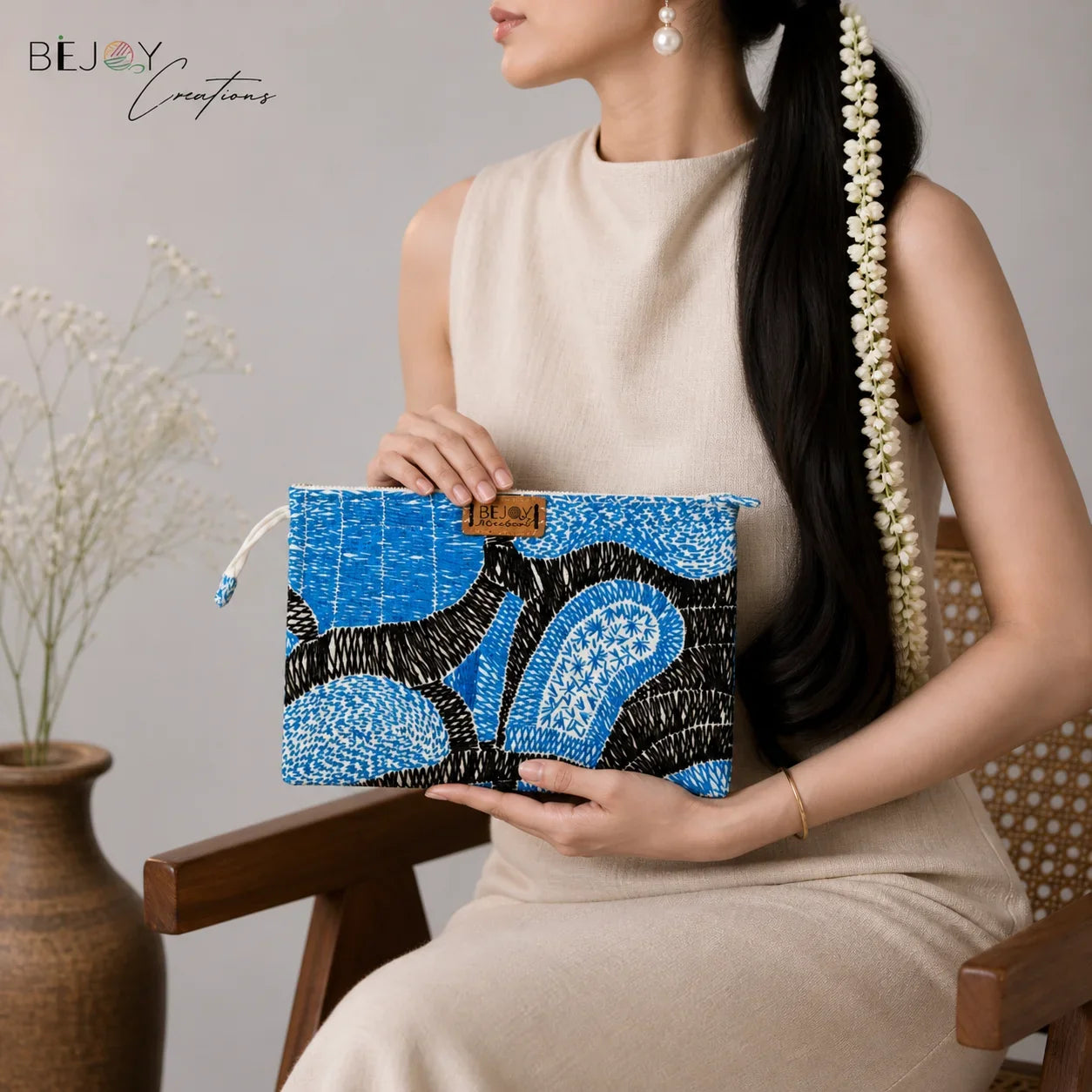 Hand Stitch Pouch – Journey of Strength