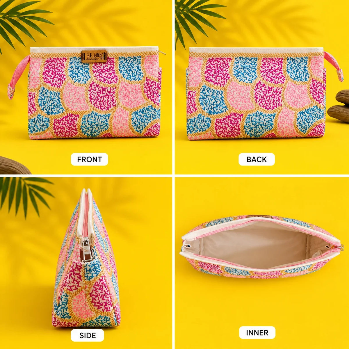 Hand Stitch Pouch – Blooming Hope