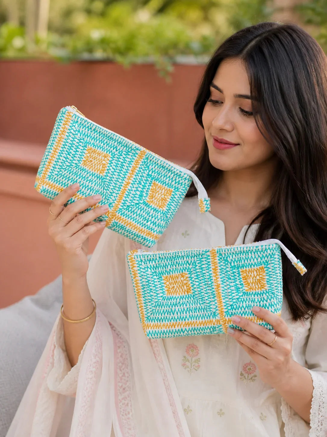 Hand Stitch Pouch – Ray of Hope