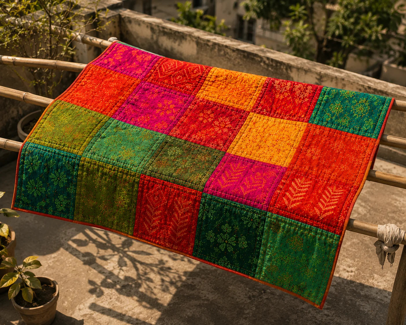 Hand Stitch Kantha – Colorful Heritage