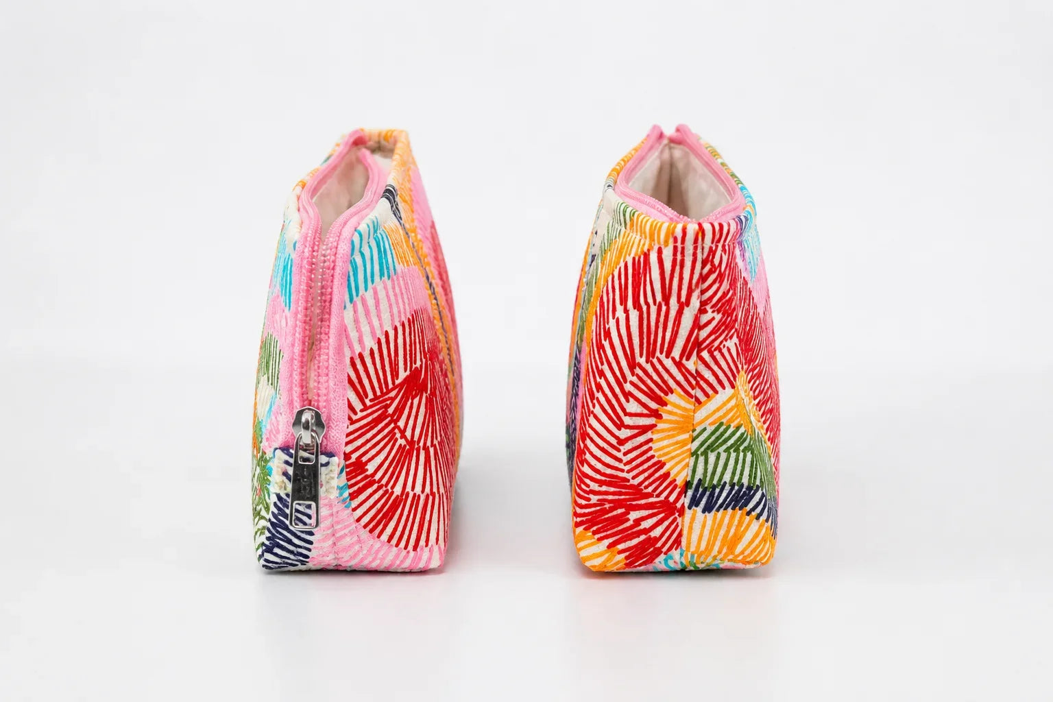 Hand Stitch Pouch – Waves of Happiness