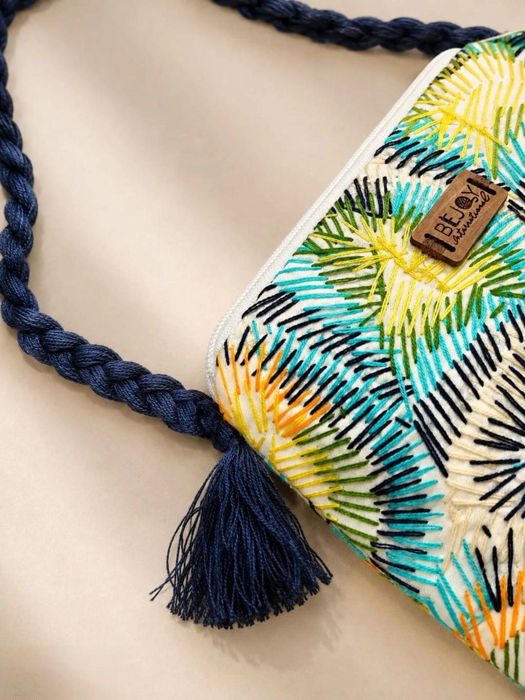 Pure Hand Stitch Crossbody Bag – Waves of Hope