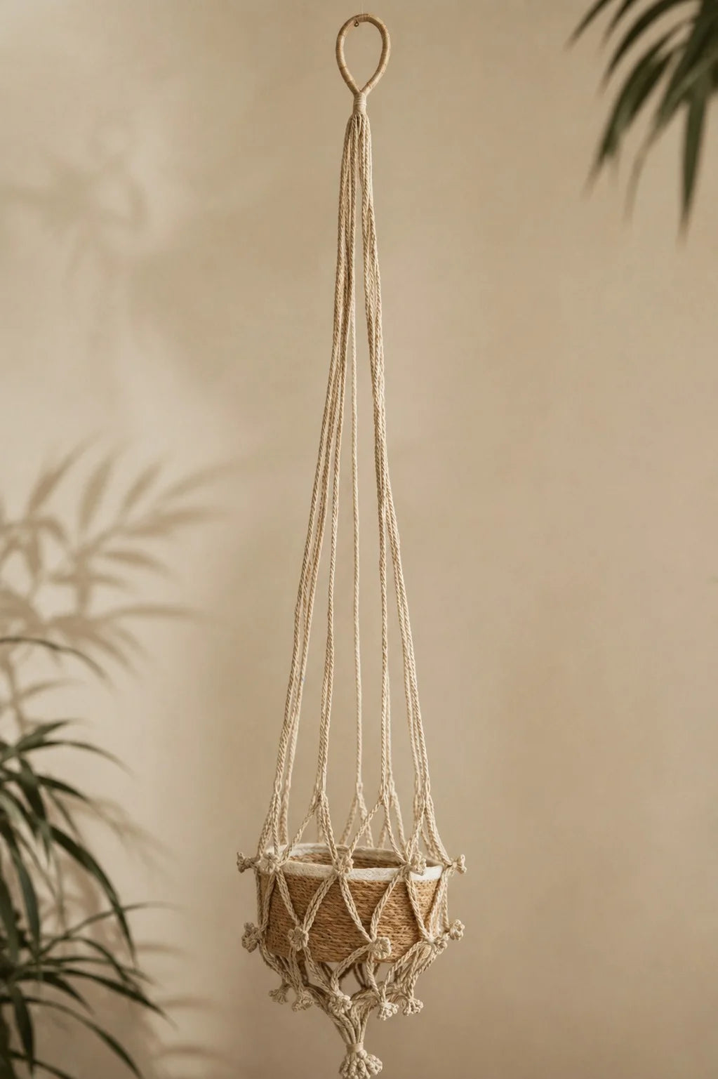 Handmade Home Decor – Macrame Hanging Basket