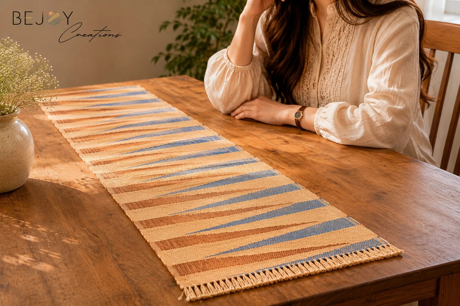 Jute Table Runner – Natural Heritage