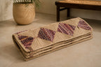 Handmade Jute Floor Rug – Geometric Harmony