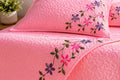 Hand Stitch Bed Cover Set – Floral Comfort