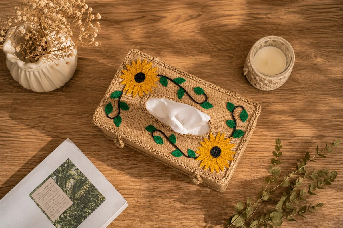 Handmade Home Decor – Jute Tissue Box