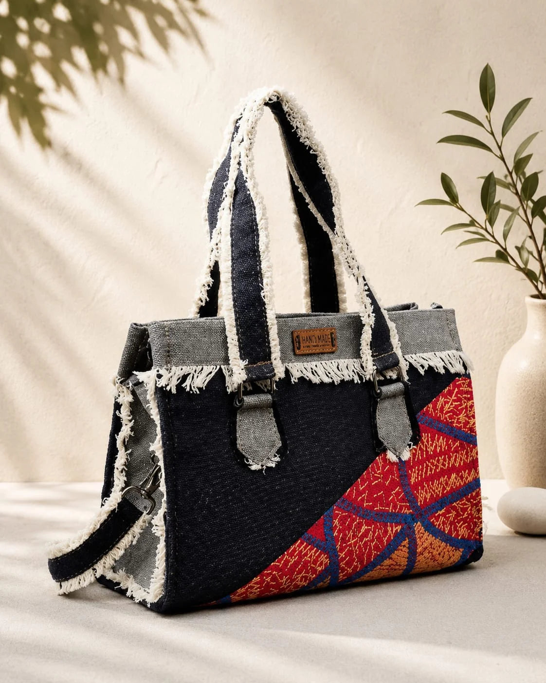 Denim Hand Stitch Ladies Bag – Creative Journey
