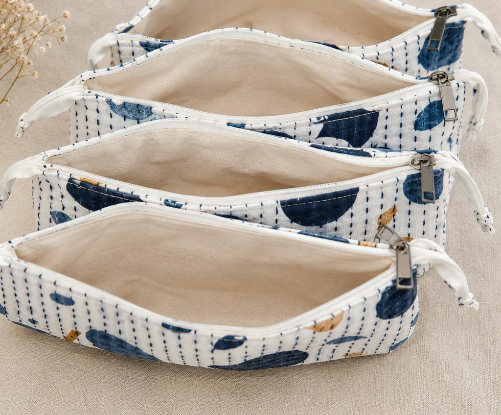 Hand Stitch Pouch Set – Peaceful Moments