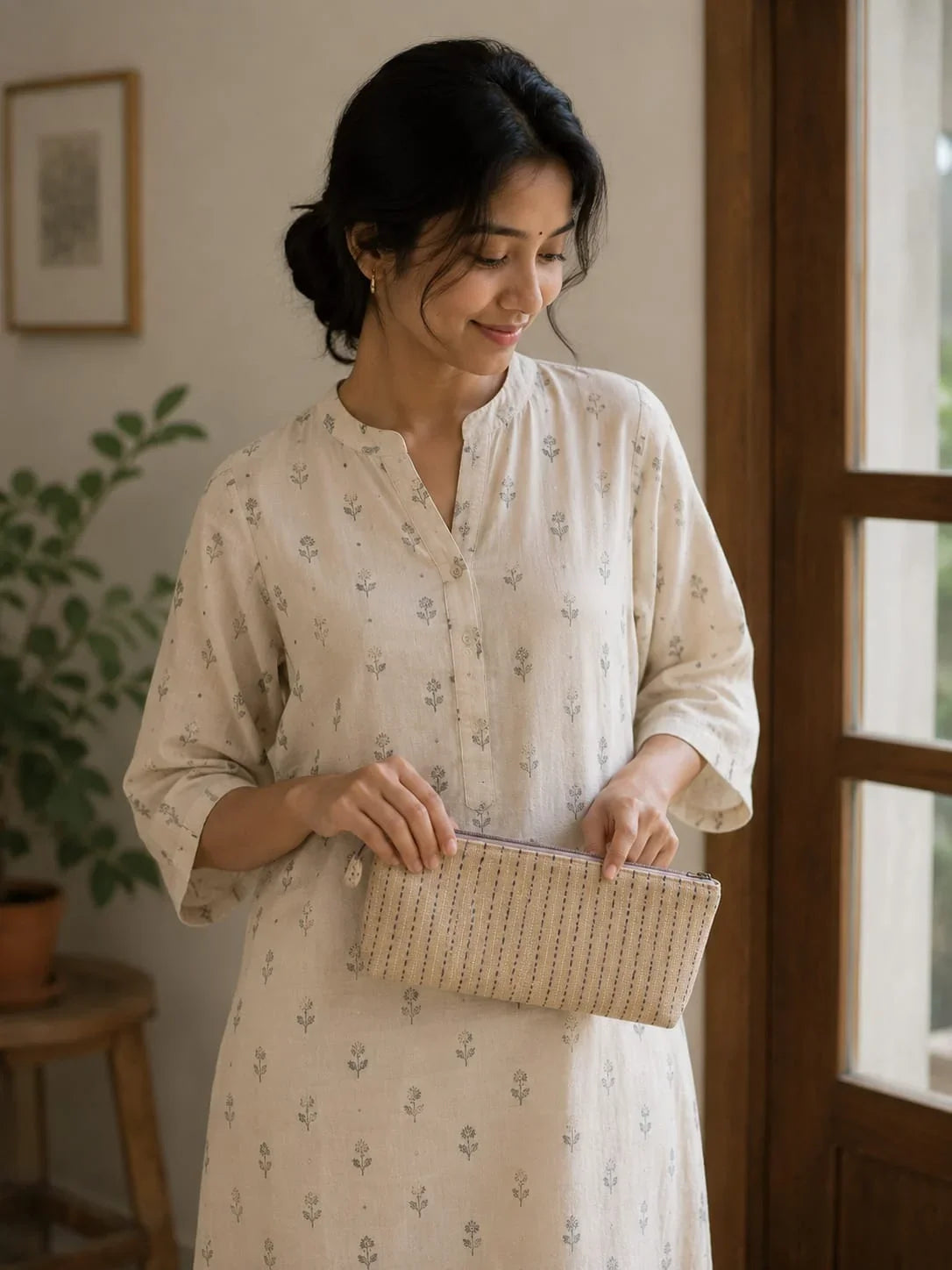 Hand Stitch Pouch Set – Simple Grace