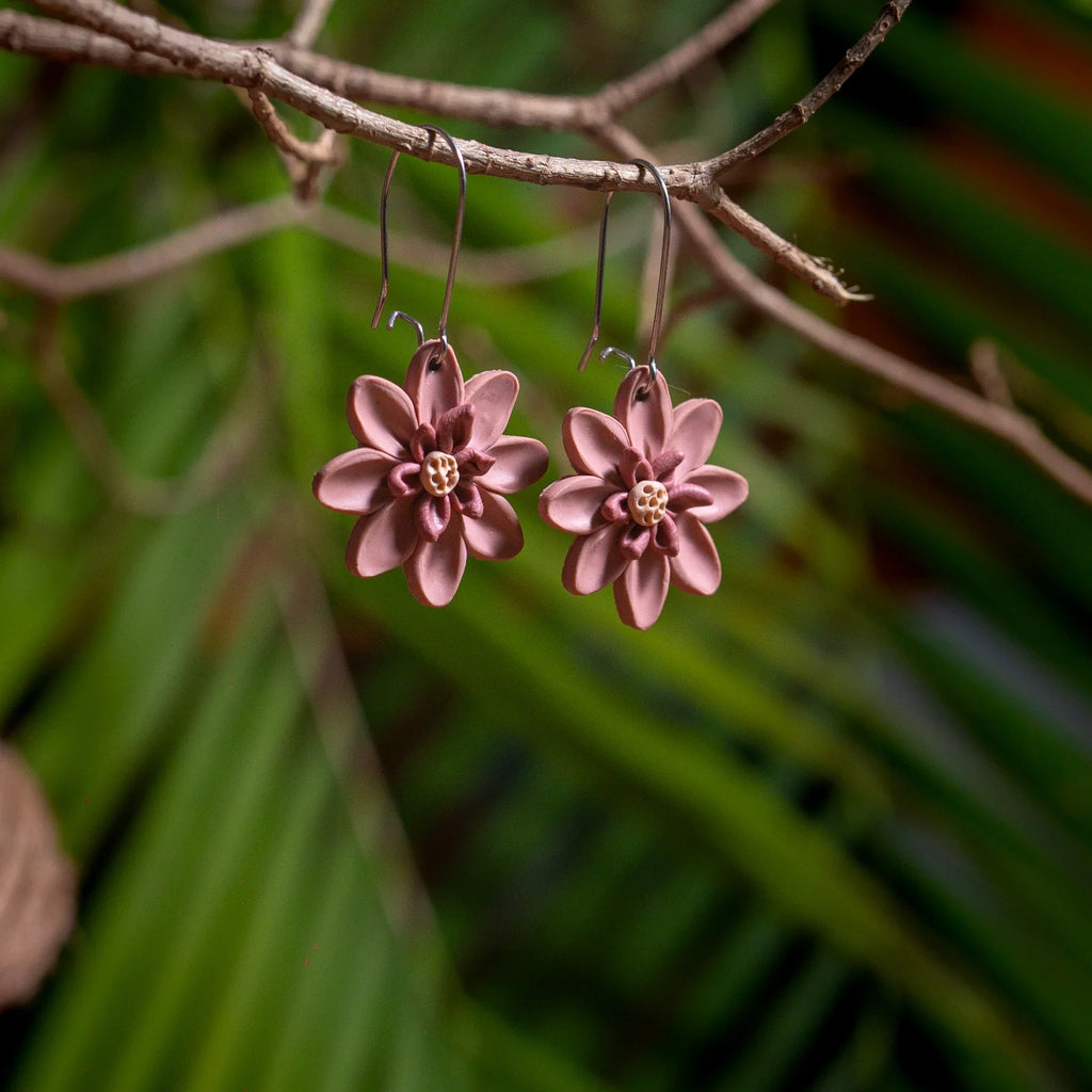 Handmade Floral Earring Collection – Nature’s Little Garden