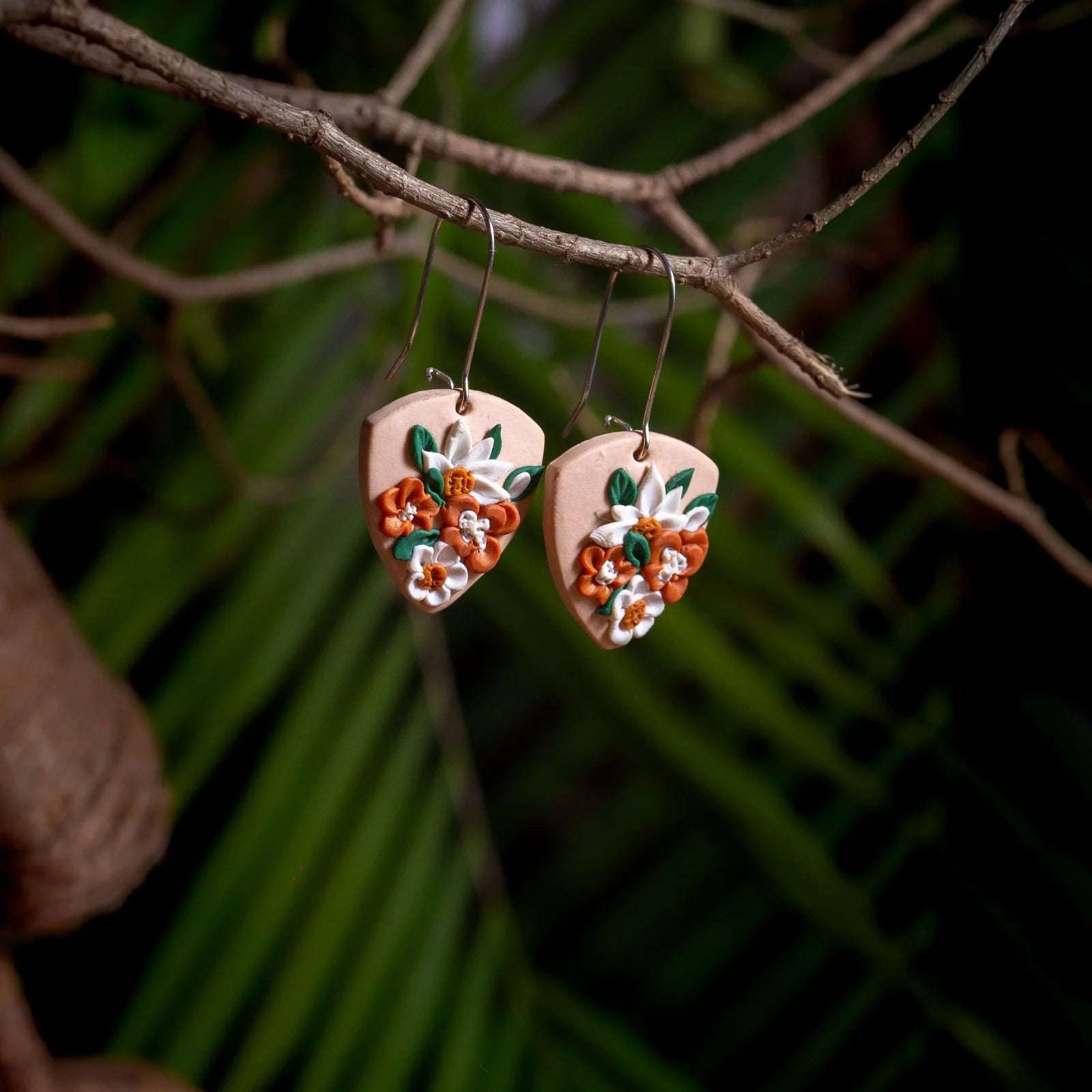Handmade Floral Earring Collection – Nature’s Little Garden