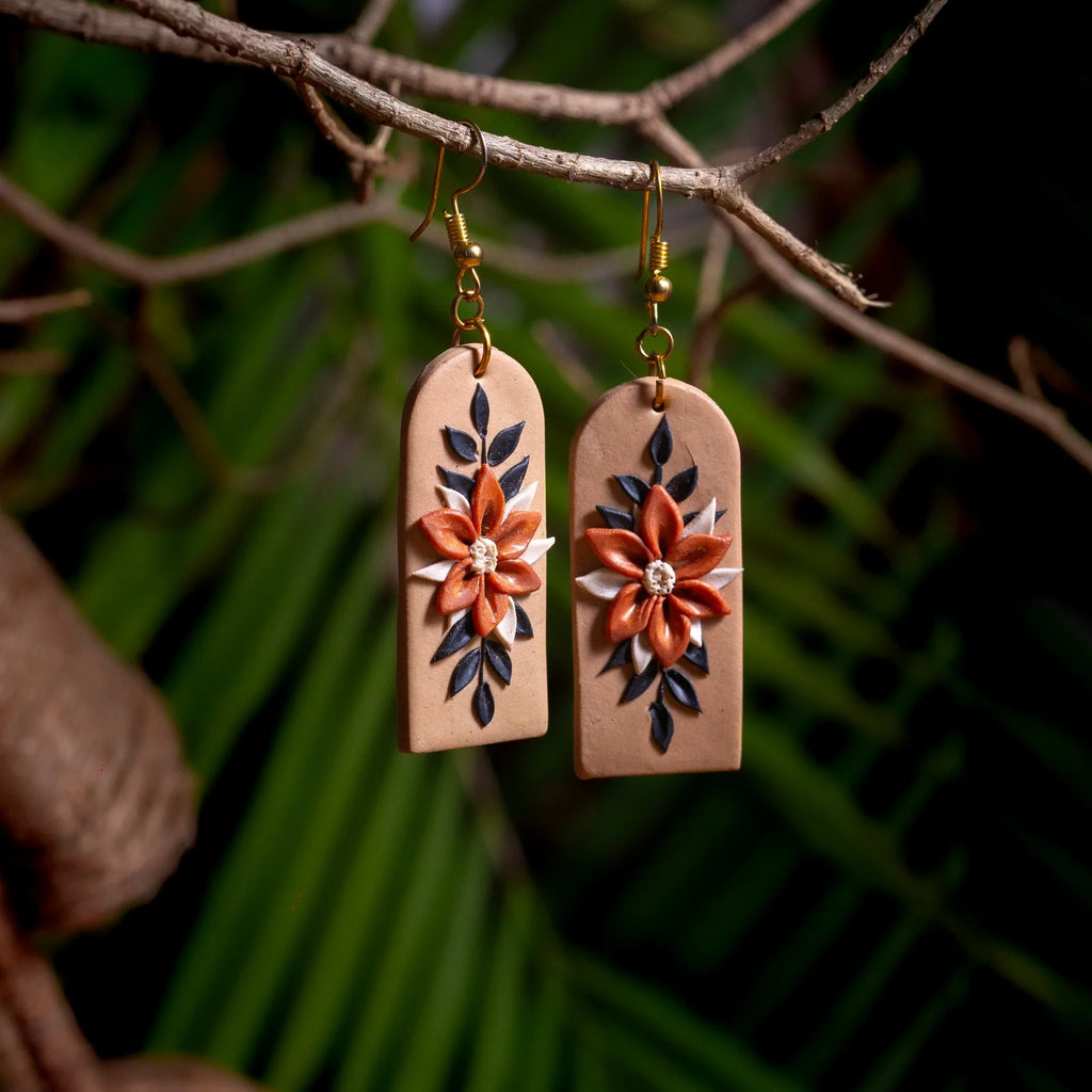 Handmade Floral Earring Collection – Nature’s Little Garden