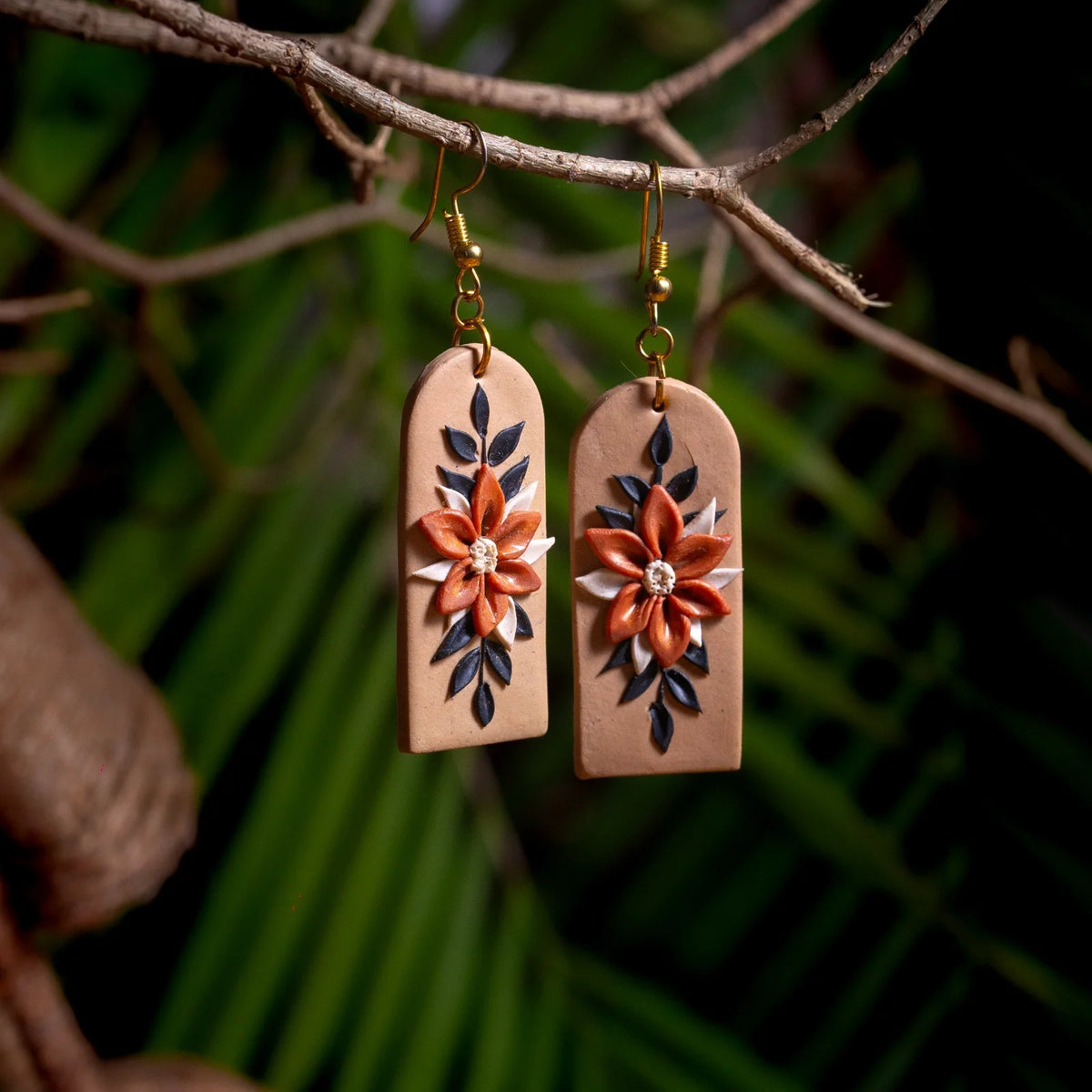 Handmade Floral Earring Collection – Nature’s Little Garden
