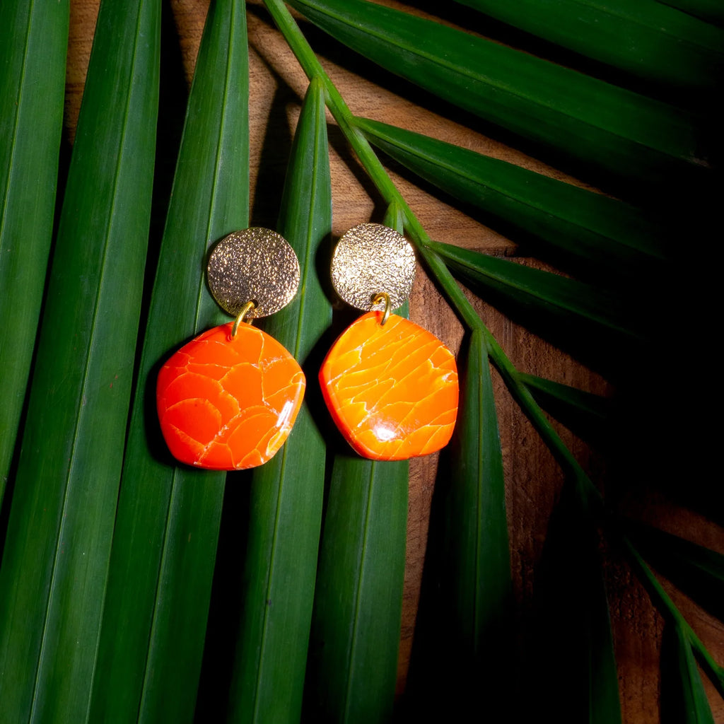 Natural Stone Handmade Earring Collection – Earth Colors