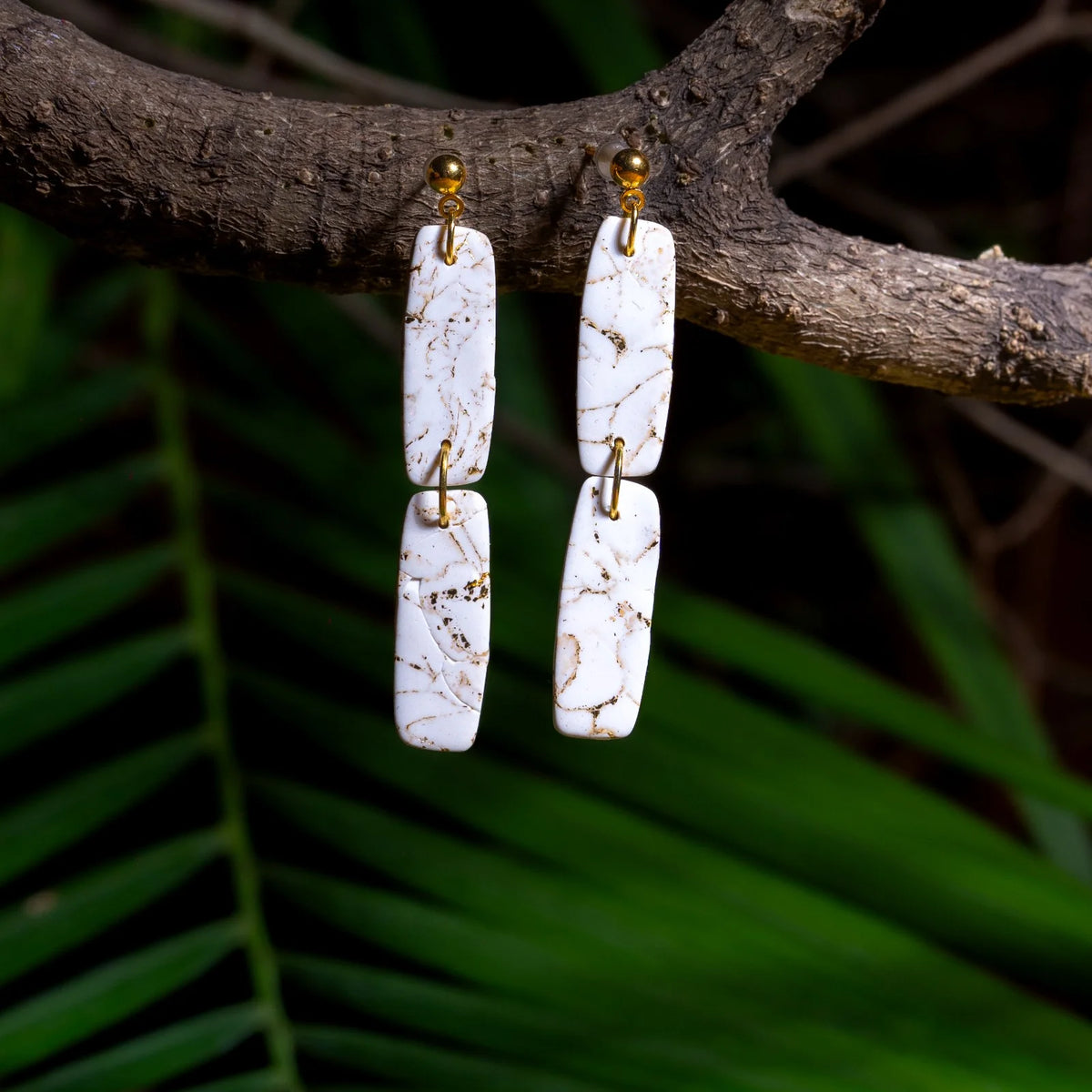 Natural Stone Handmade Earring Collection – Earth Colors