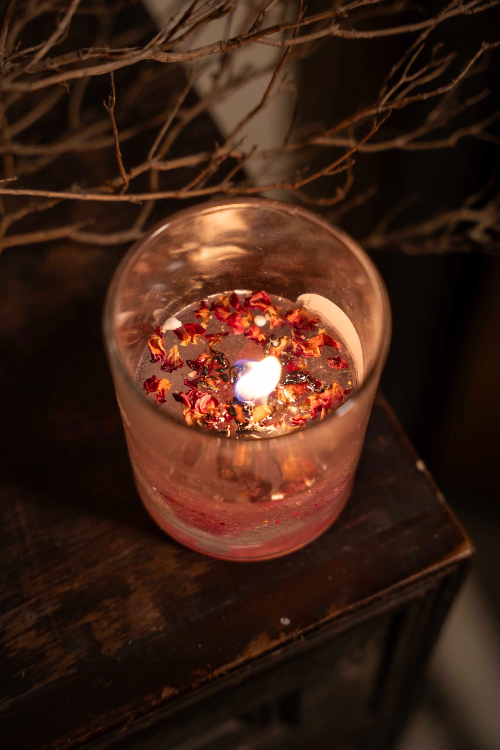 Scented Candle – Rose Serenity
