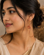Copper Handmade Earring – Endless Flow