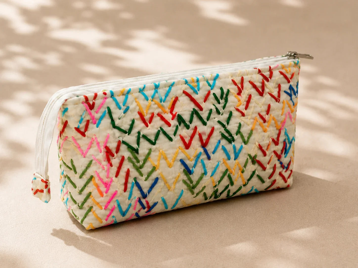Hand Stitch Pouch Set – Colorful Blessings