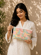 Hand Stitch Pouch Set – Colorful Blessings
