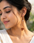 Copper Handmade Earring – Elegant Flow