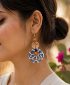 Recycled Denim Handmade Earring – Creative Circle
