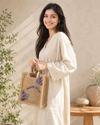 Jute Fabric Bag – Blooming Memories