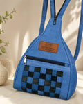 Denim Backpack– Blue Confidence