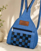Denim Backpack– Blue Confidence