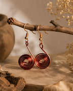 Copper Handmade Earring – Circle of Nature