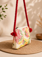 Hand Stitch Crossbody Bag- Rainbow Touch